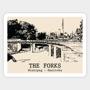The Forks - Winnipeg MB Magnet